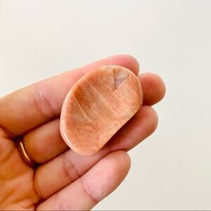NEW Moonstone Worry Touch Stone Pocket Crystal Gemstone Meditation Mantra Zen